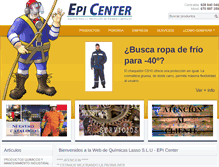 Tablet Screenshot of epicentercanarias.com
